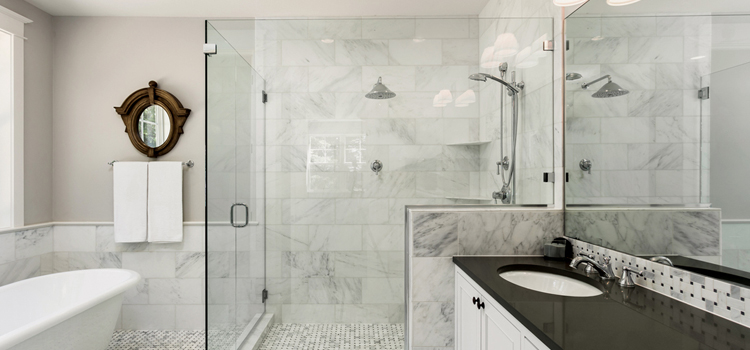 bathroom shower door installation in Jacksonville Beach